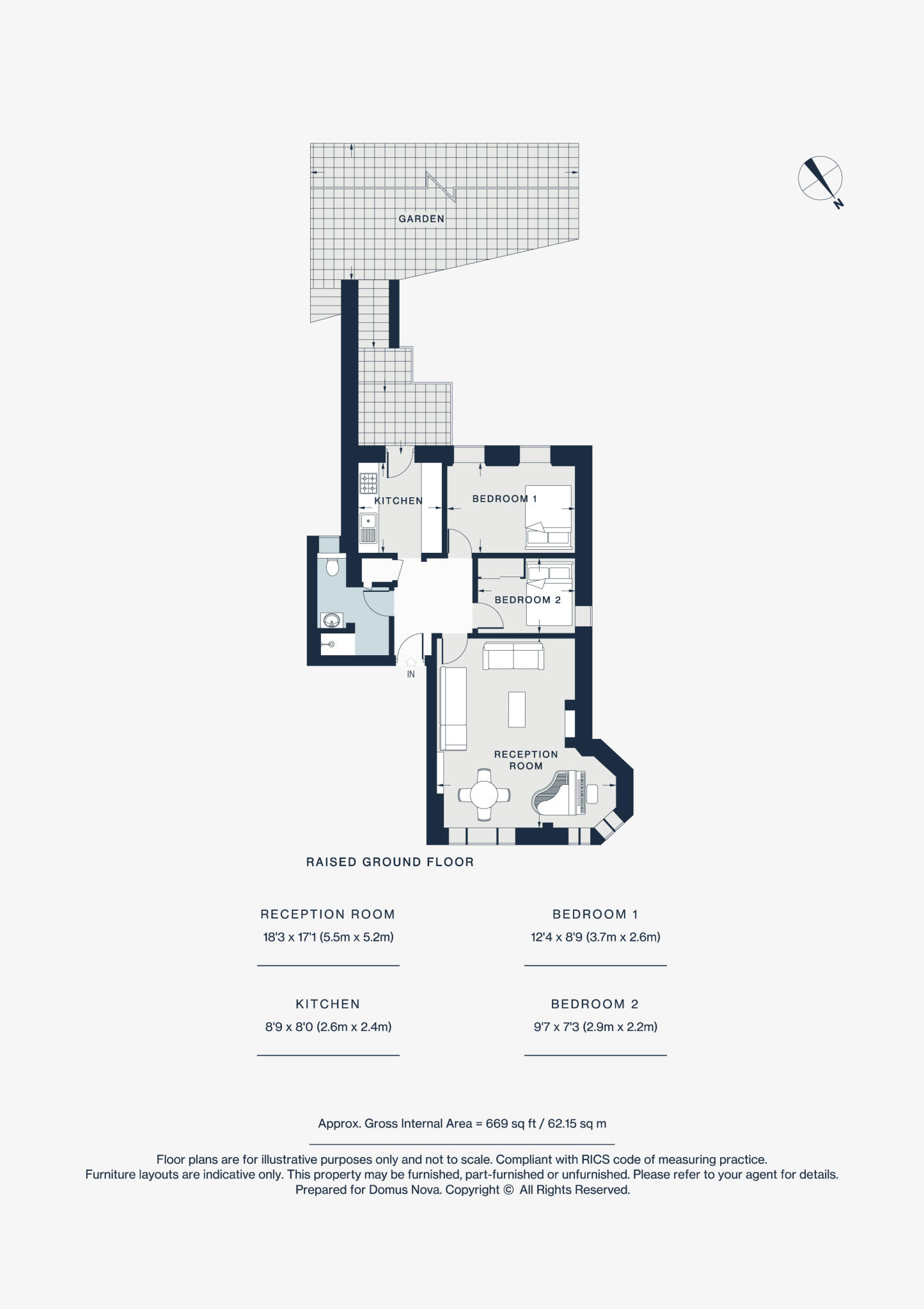 Mornington Avenue, London, W14 floorplan