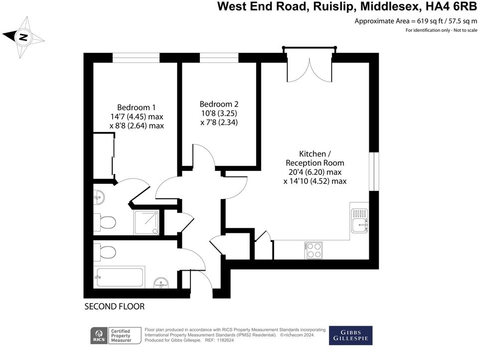 West End Road, Ruislip, Middlesex floorplan