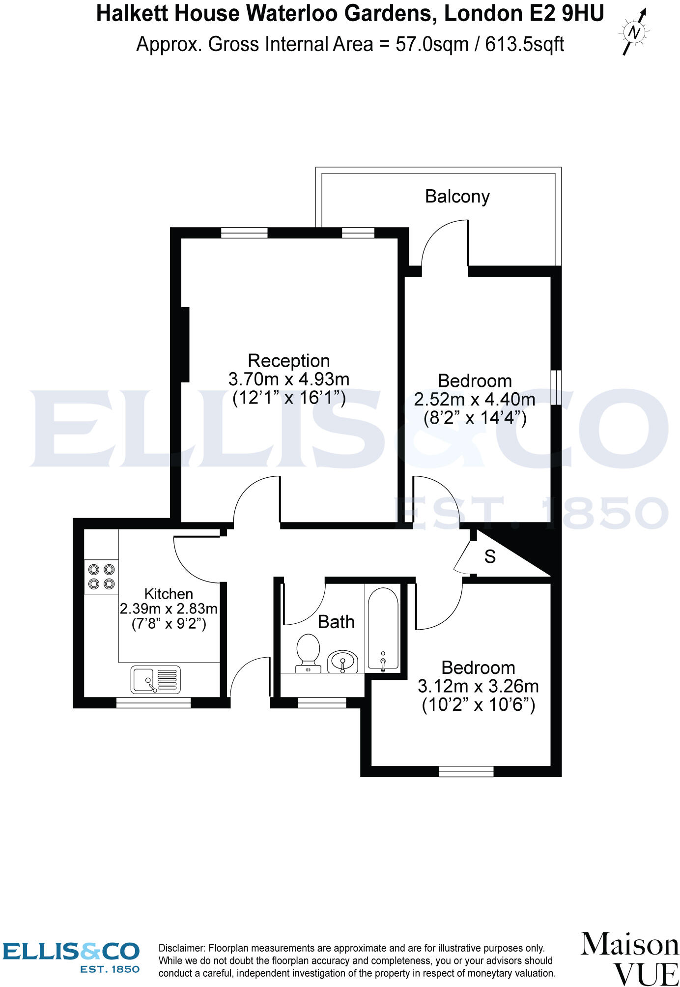 Halkett House, Waterloo Gardens, London, E2 floorplan