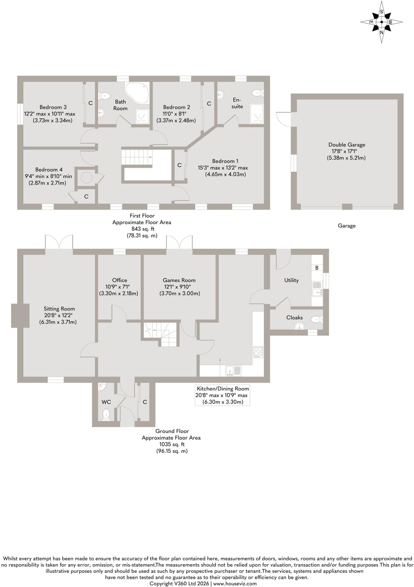 Charming Four Bedroom Farmhouse-style Home in Caston floorplan