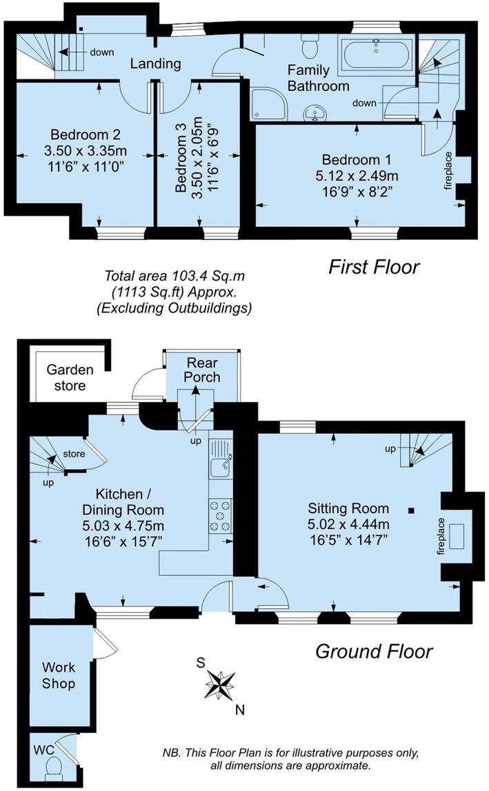 Rock Hill, Aveton Gifford, Kingsbridge floorplan