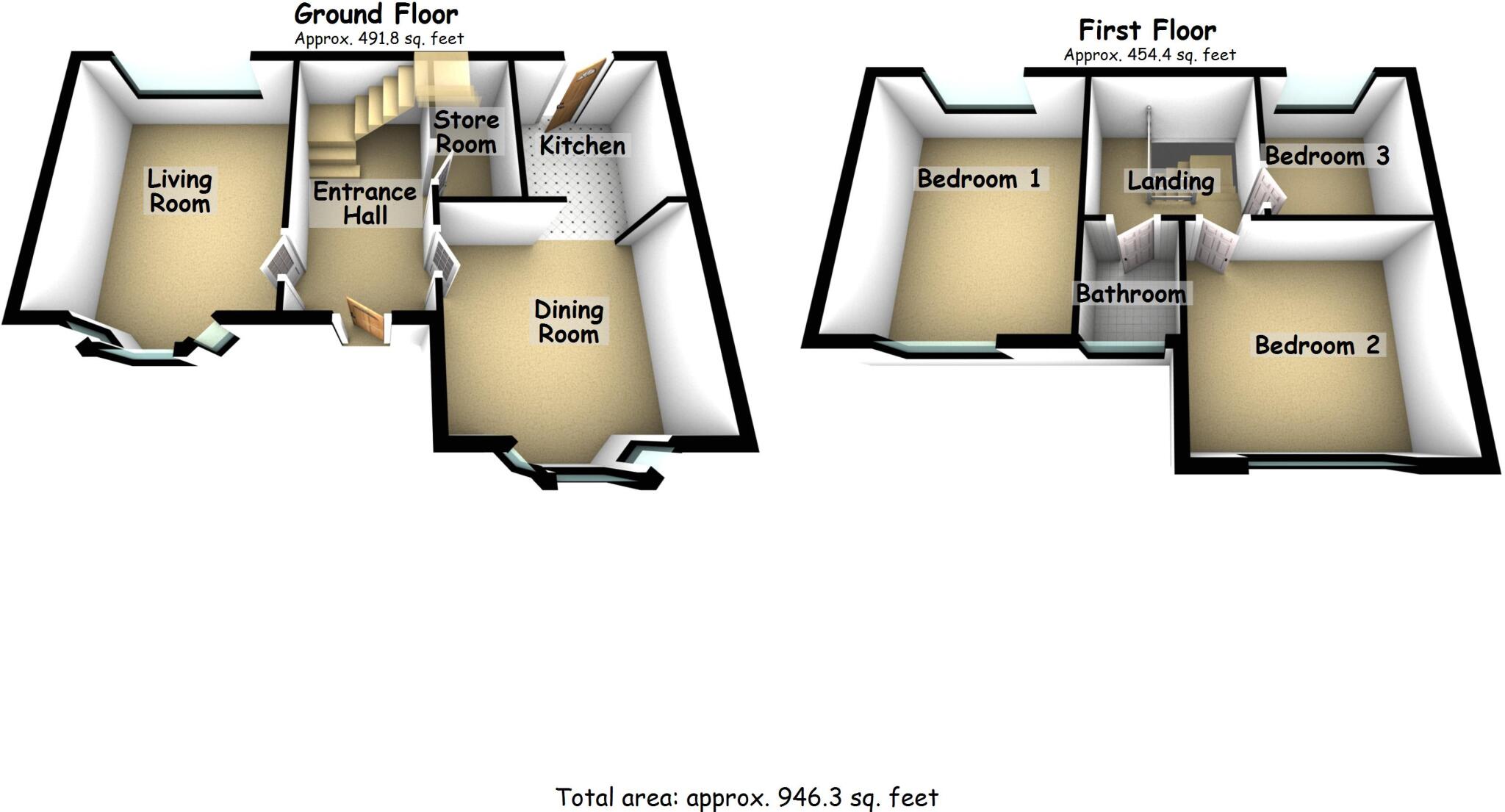 Queensway, Rochdale, Greater Manchester, OL11 floorplan