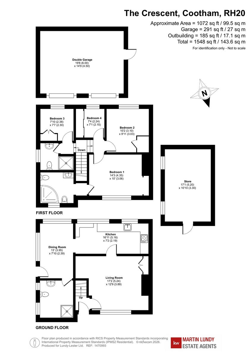 The Crescent, Cootham, RH20 floorplan