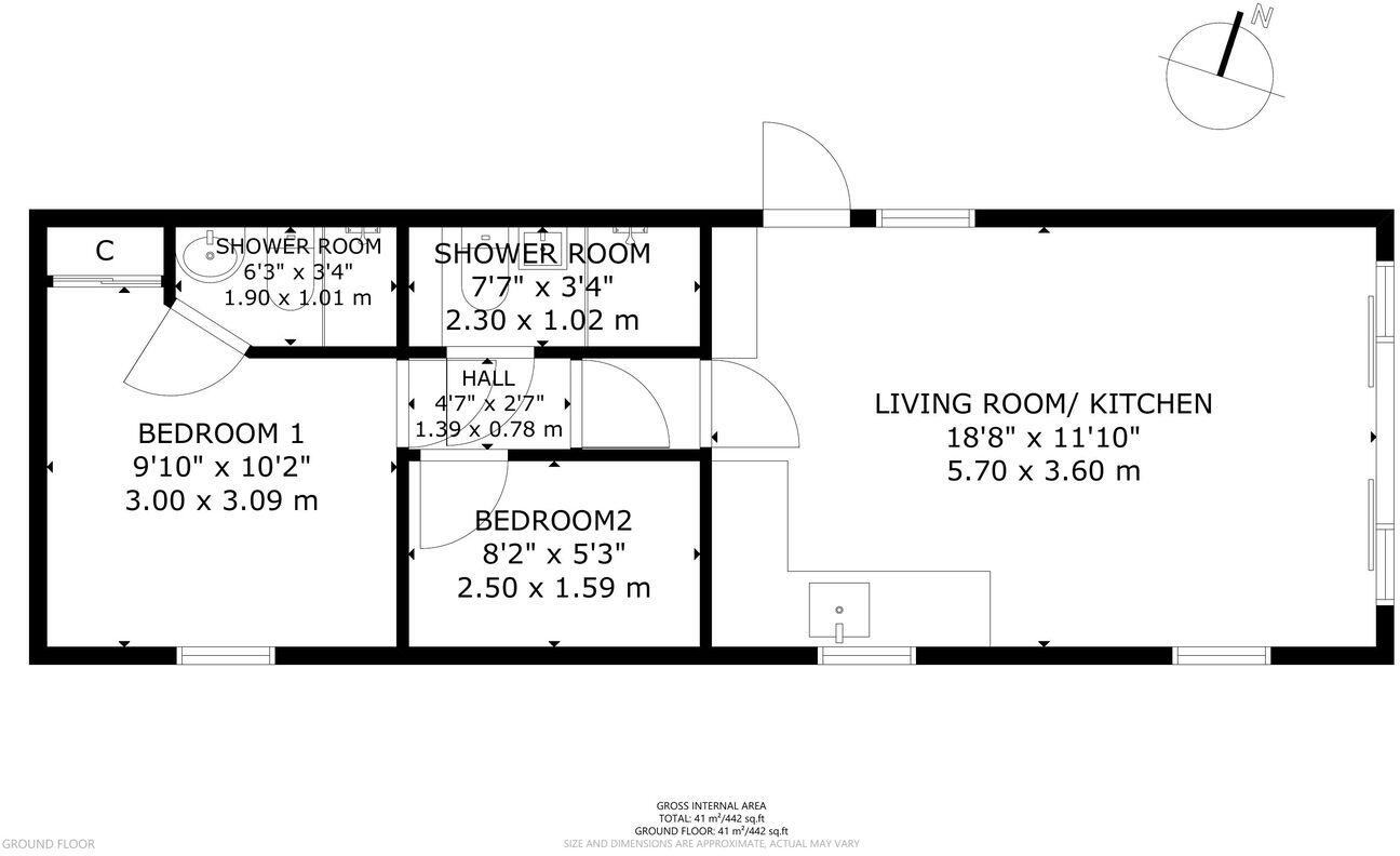 Middletons Holiday Park, Cordon by Lamlash, Isle of Arran, KA27 floorplan