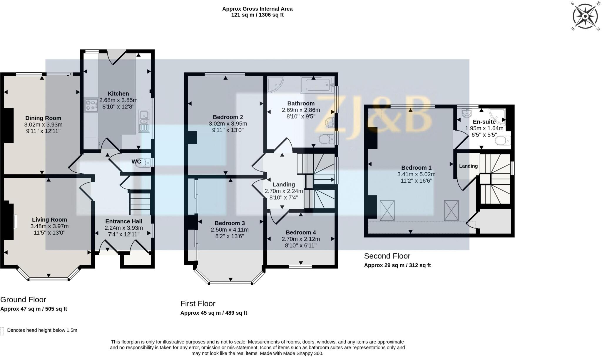 Priory Ridge, Radbrook, Shrewsbury, Shropshire, SY3 9EH floorplan
