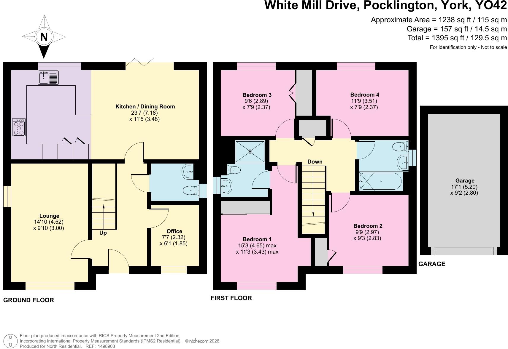 White Mill Drive, Pocklington, York, YO42 floorplan