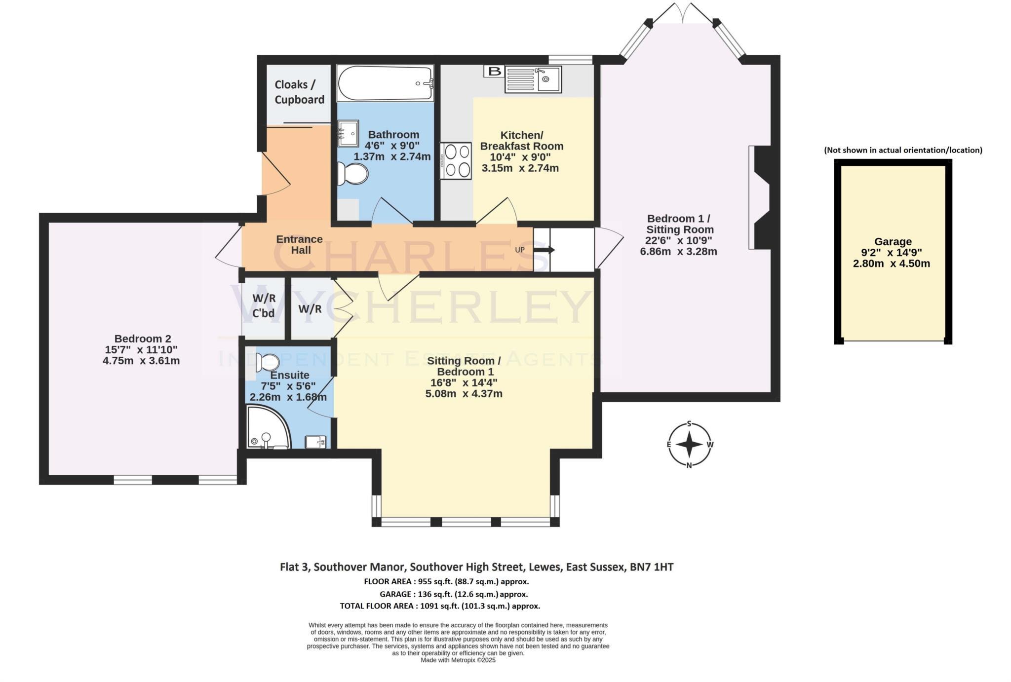 Southover High Street, Lewes floorplan