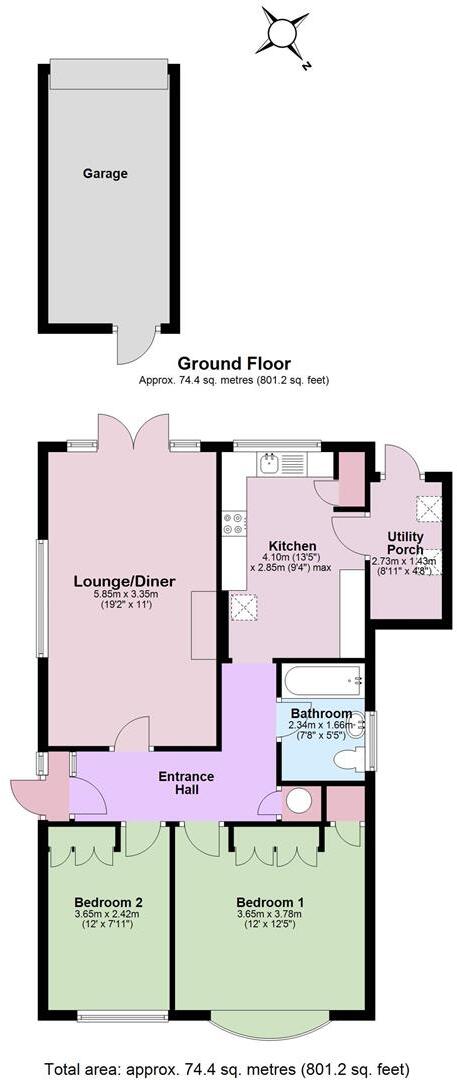 Kimberley Grove, Seasalter, Whitstable floorplan