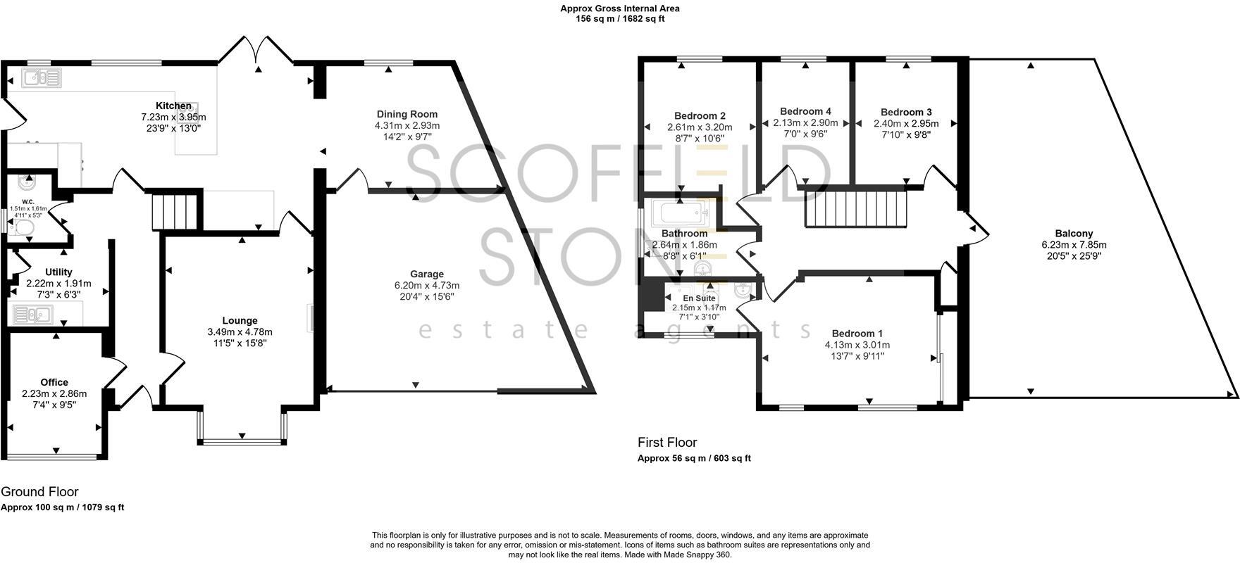 Sandford Brook, Hilton, Derby floorplan