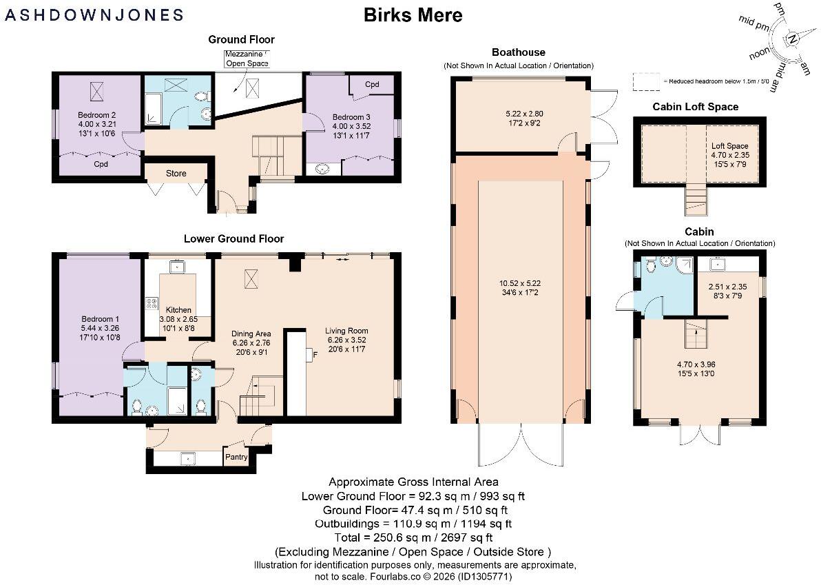 Birks Mere, Newby Bridge Road, Windermere, LA23 3LL floorplan