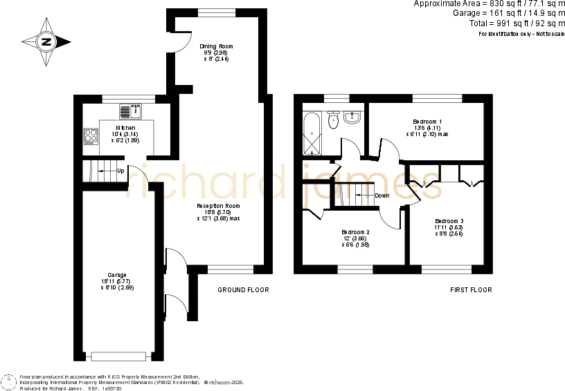 Knowlands, Highworth, Swindon, SN6 floorplan