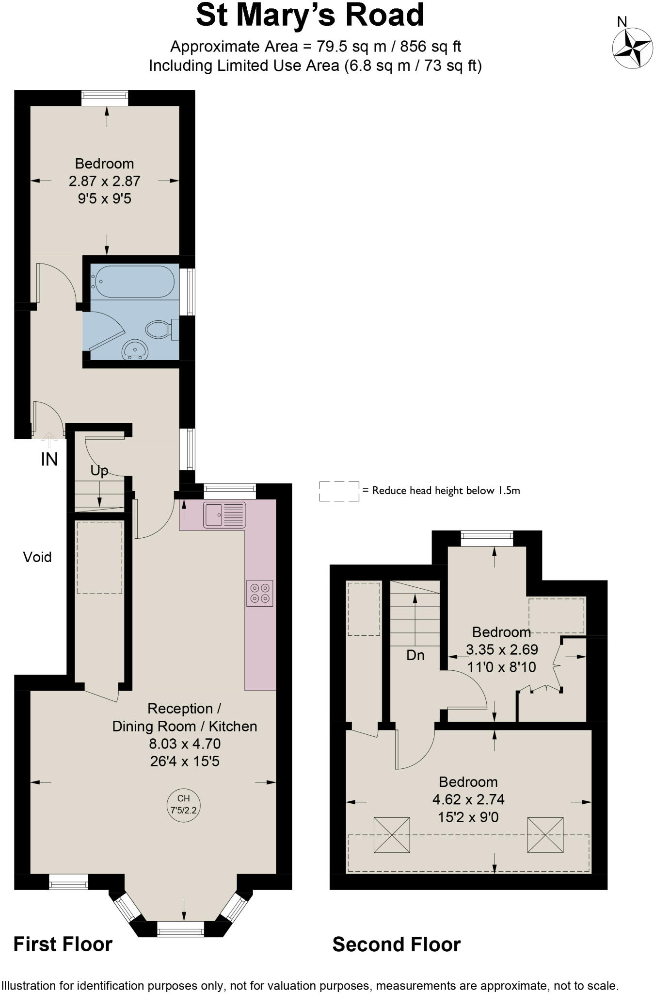 St. Mary's Road, London, SE25 floorplan