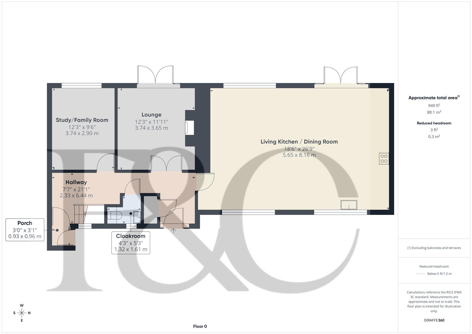 Flagshaw Lane, Kirk Langley, Ashbourne floorplan
