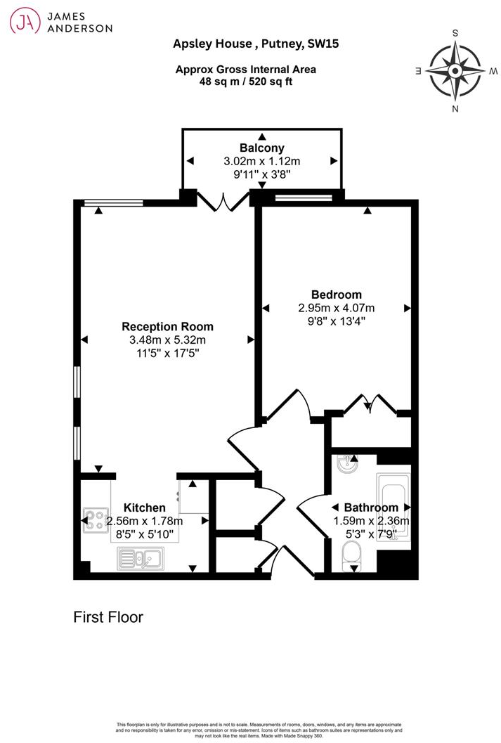 Holford Way, Putney, SW15 floorplan