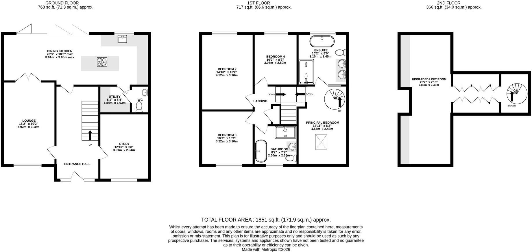 Arlington Crescent, Wilmslow, SK9 floorplan