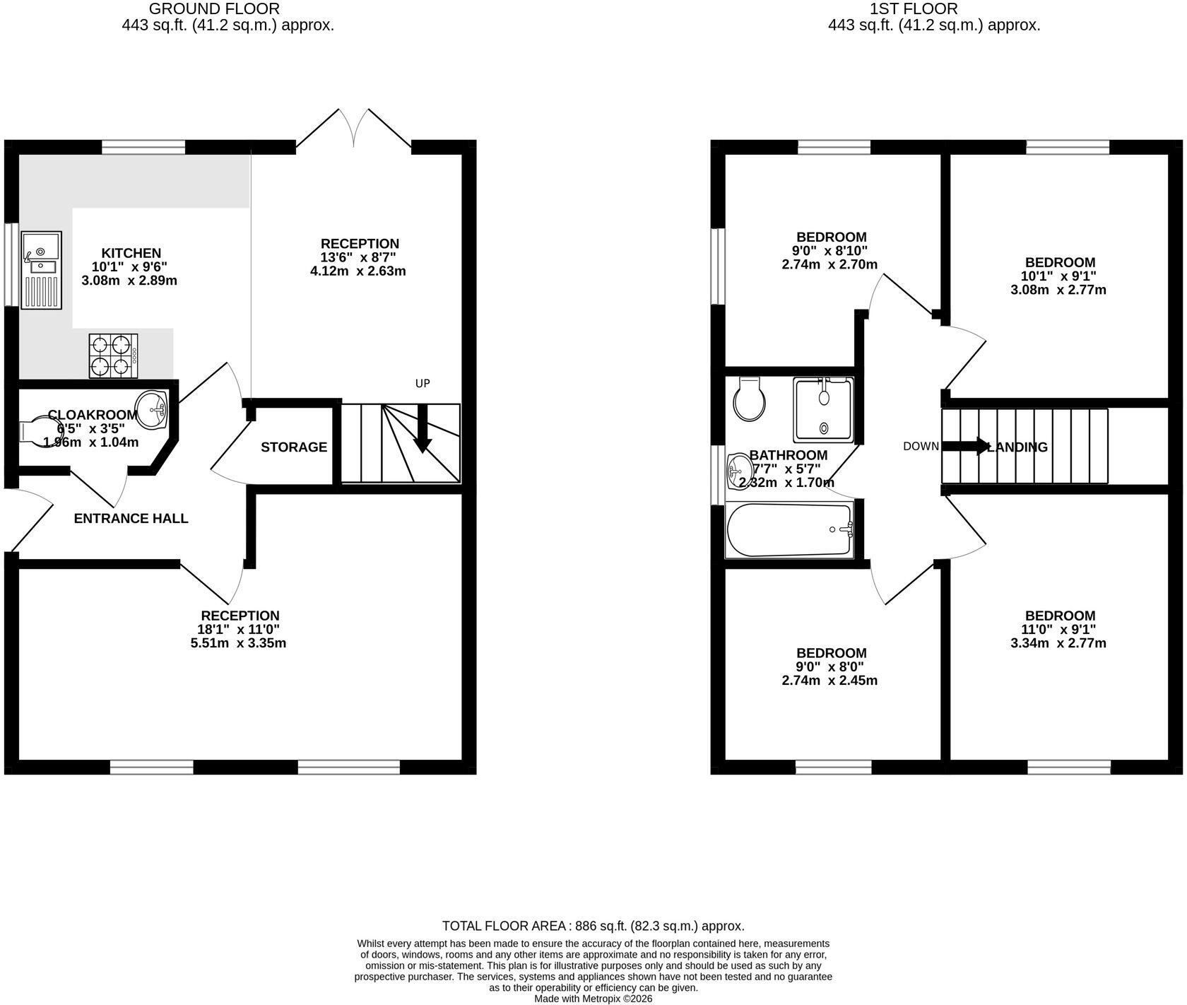 Waverley Lane, Burton-On-Trent, DE14 floorplan