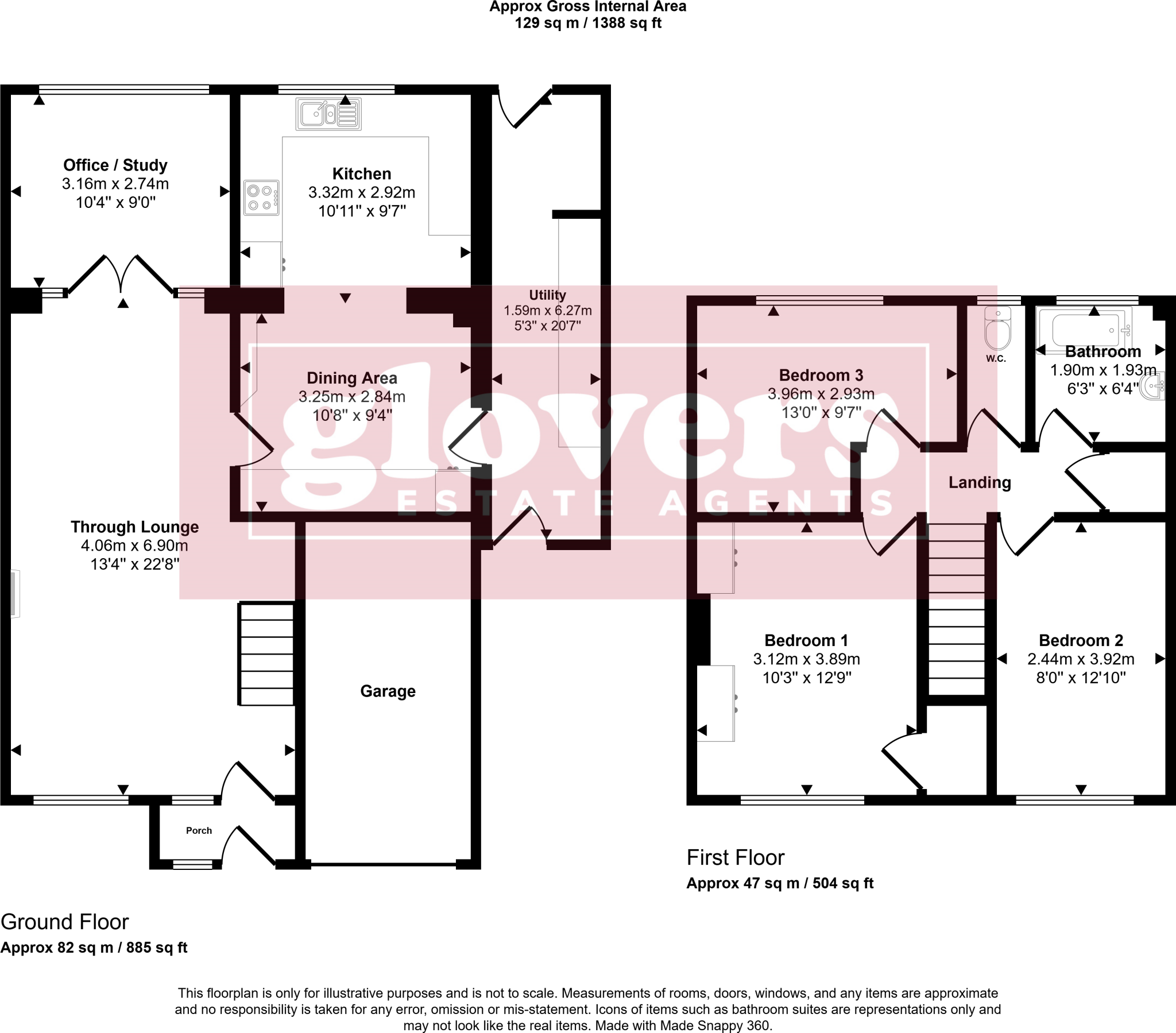 Billesley Lane, Moseley, Birmingham, B13 floorplan