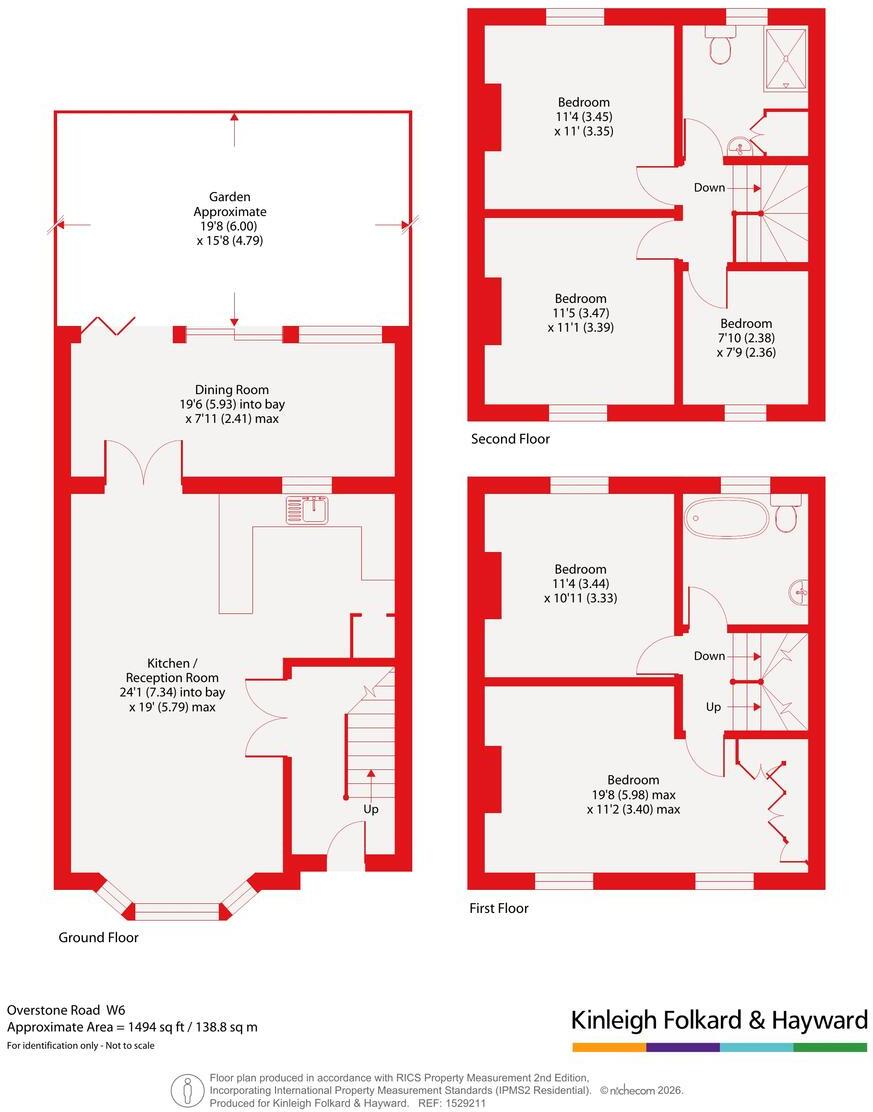 Overstone Road, Hammersmith, London, W6 floorplan