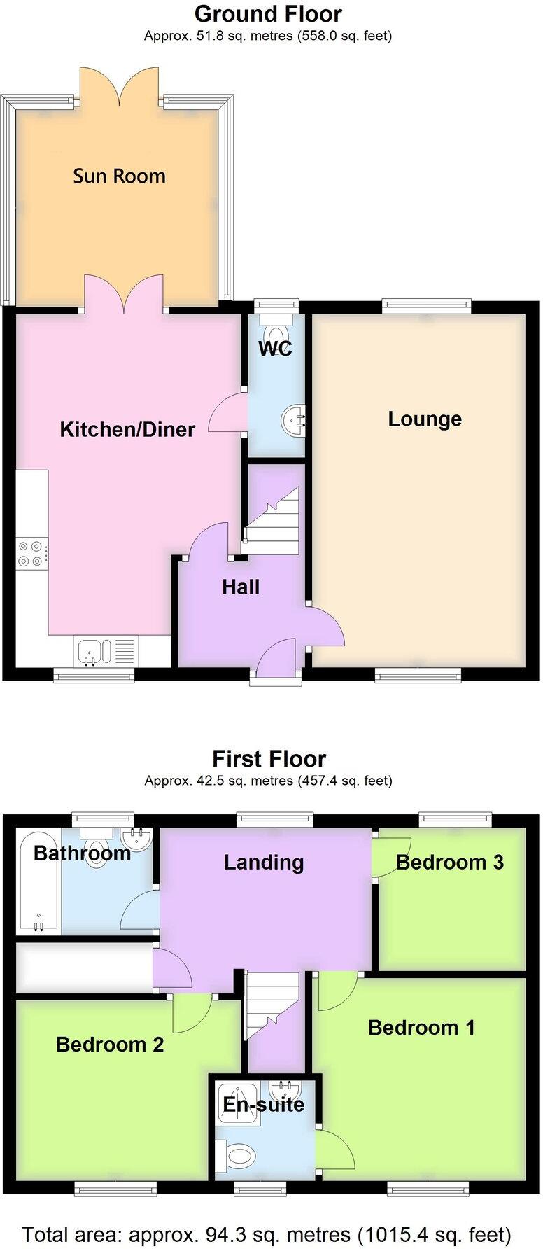 Churchgate, Sutterton, Boston, PE20 floorplan