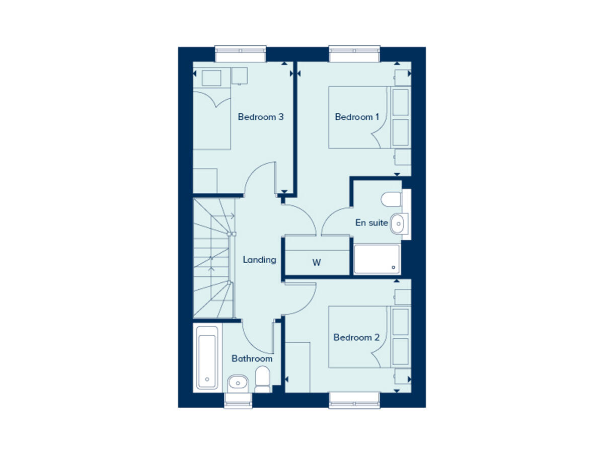 24 Glamis Croft, Harlington floorplan