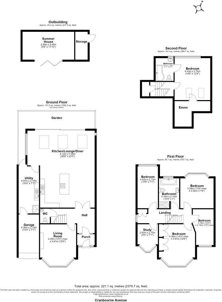 Cranbourne Avenue, Wanstead floorplan