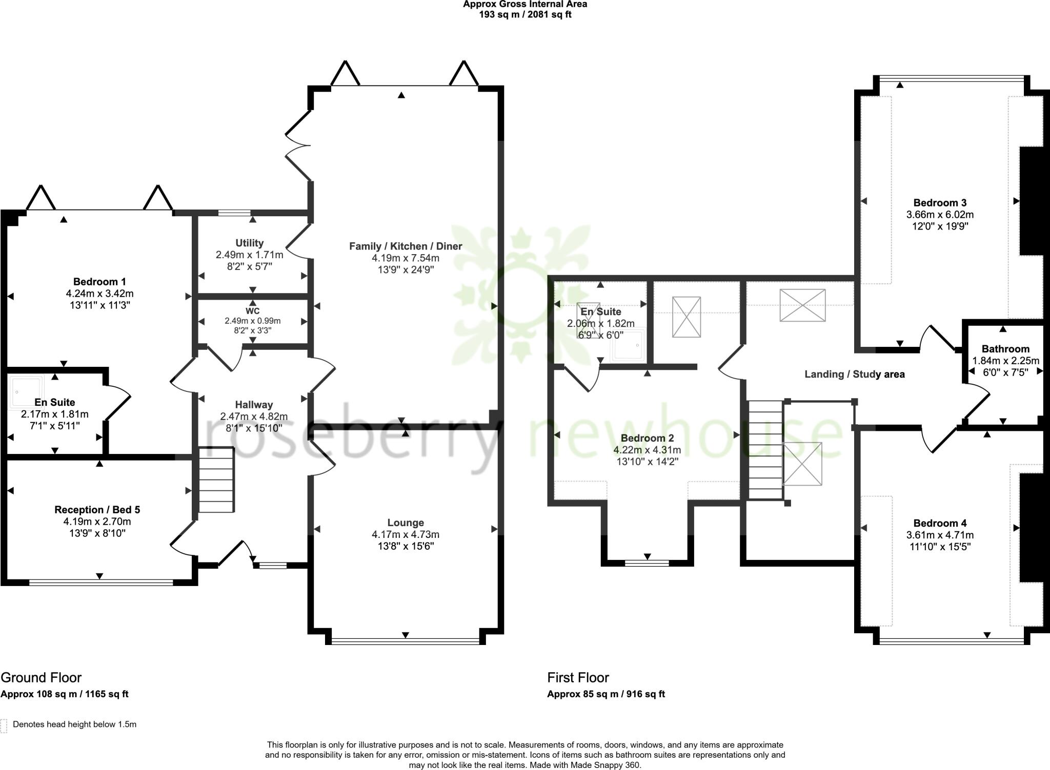 Oxbridge Lane, Stockton-on-Tees floorplan
