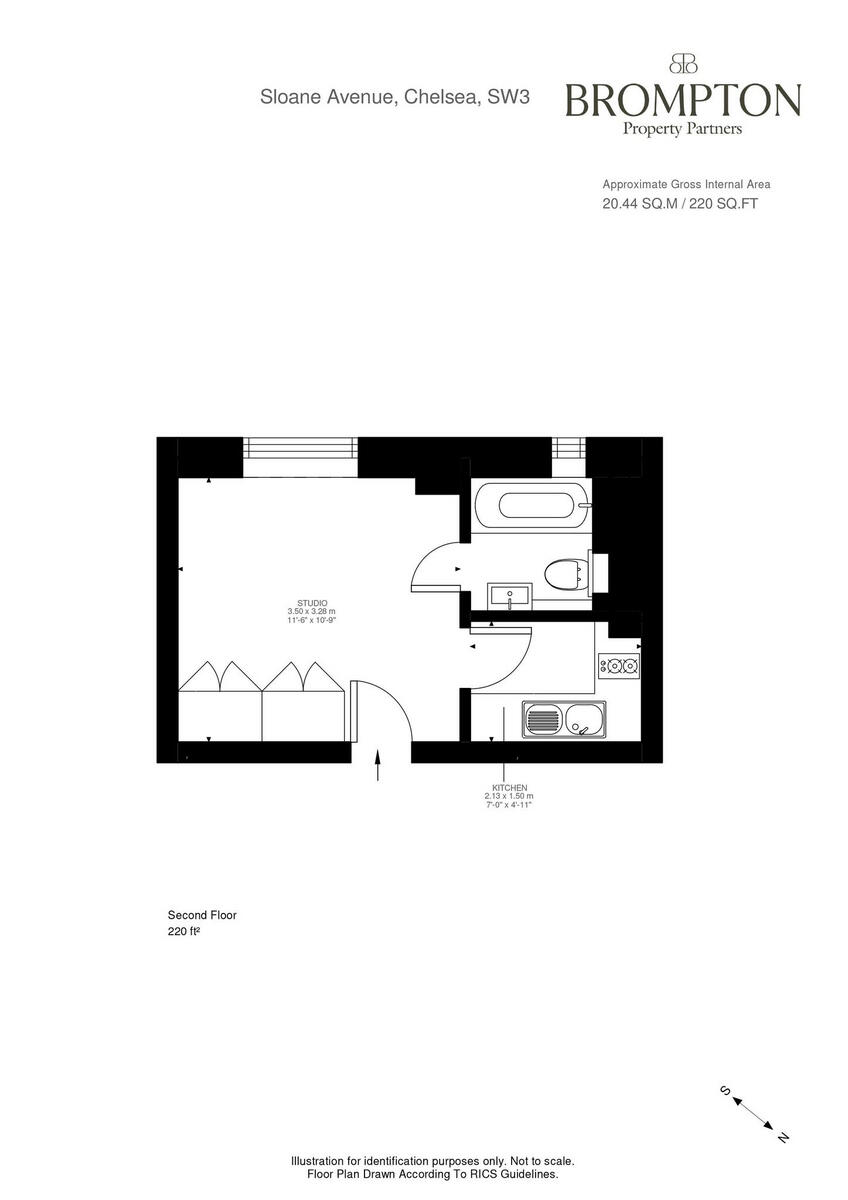 Sloane Avenue, London, SW3 3 floorplan