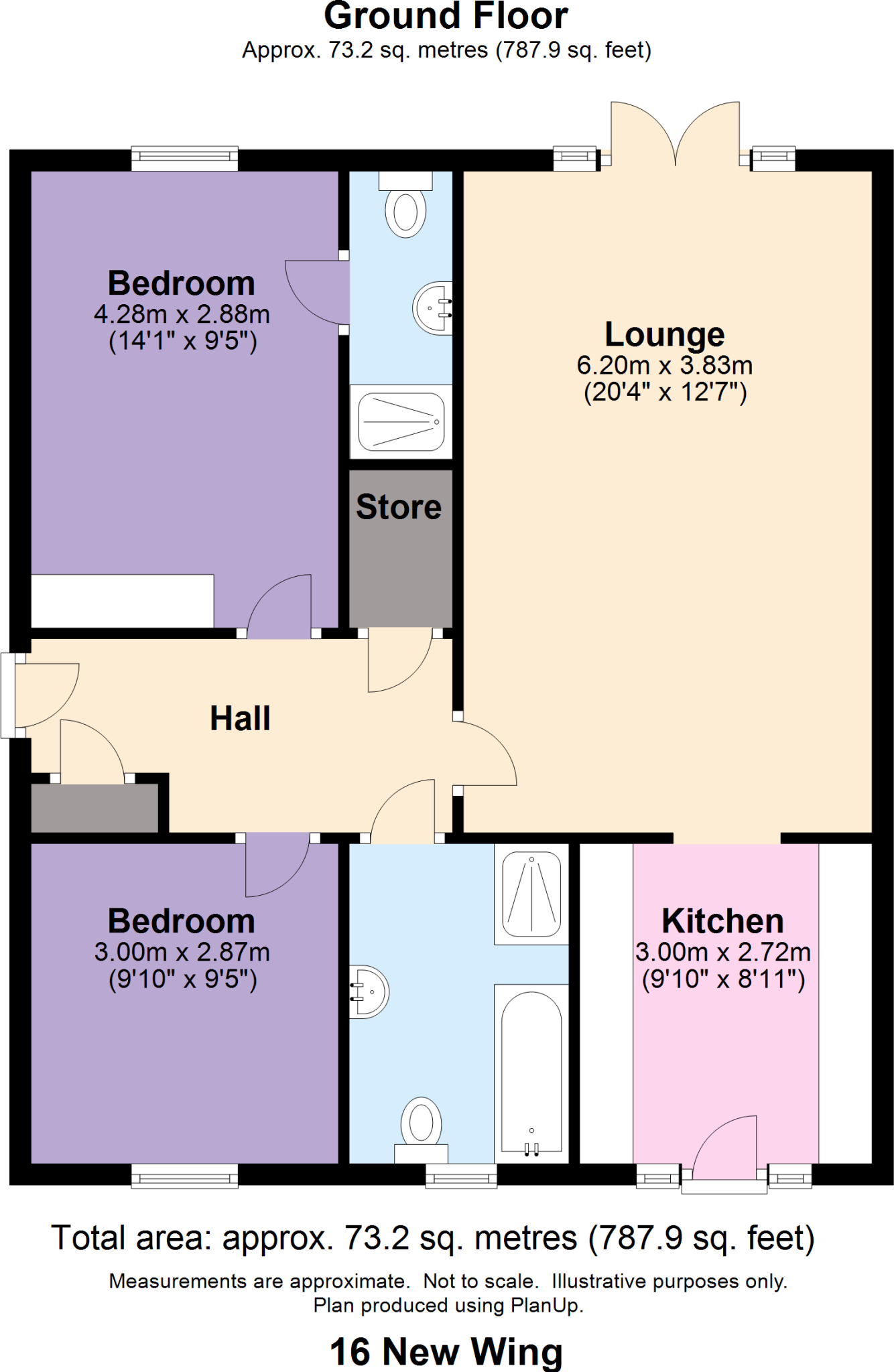 New Wing, Wergs Hall, Wolverhampton floorplan