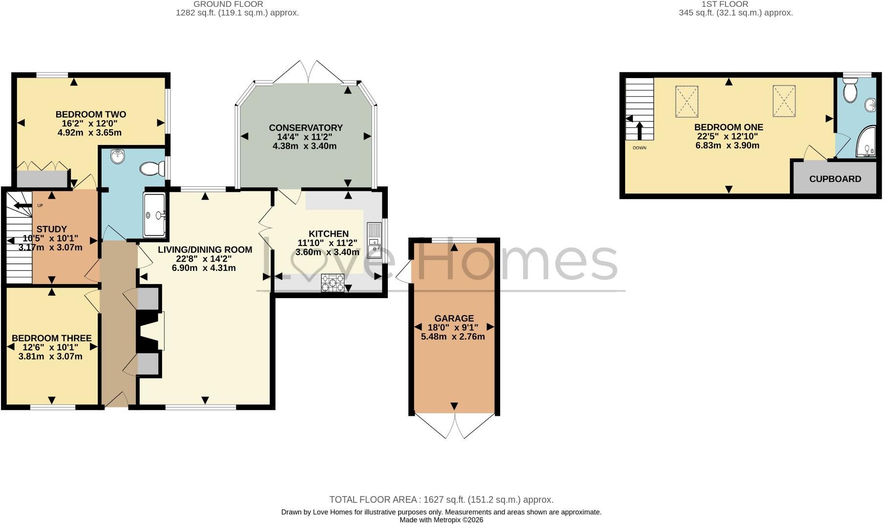 Tythe Close, Flitwick floorplan