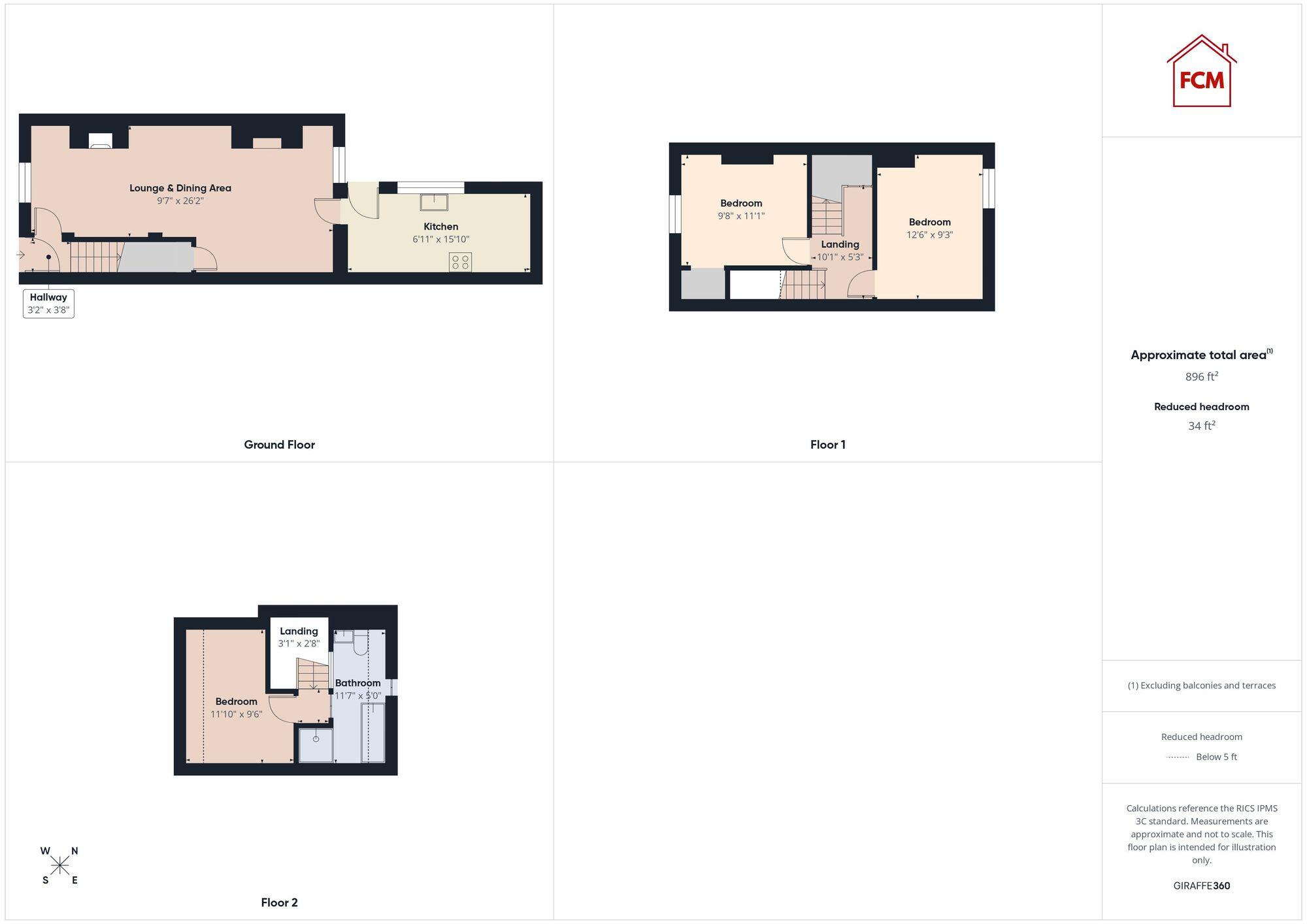 Princes Street, Cleator, CA23 floorplan