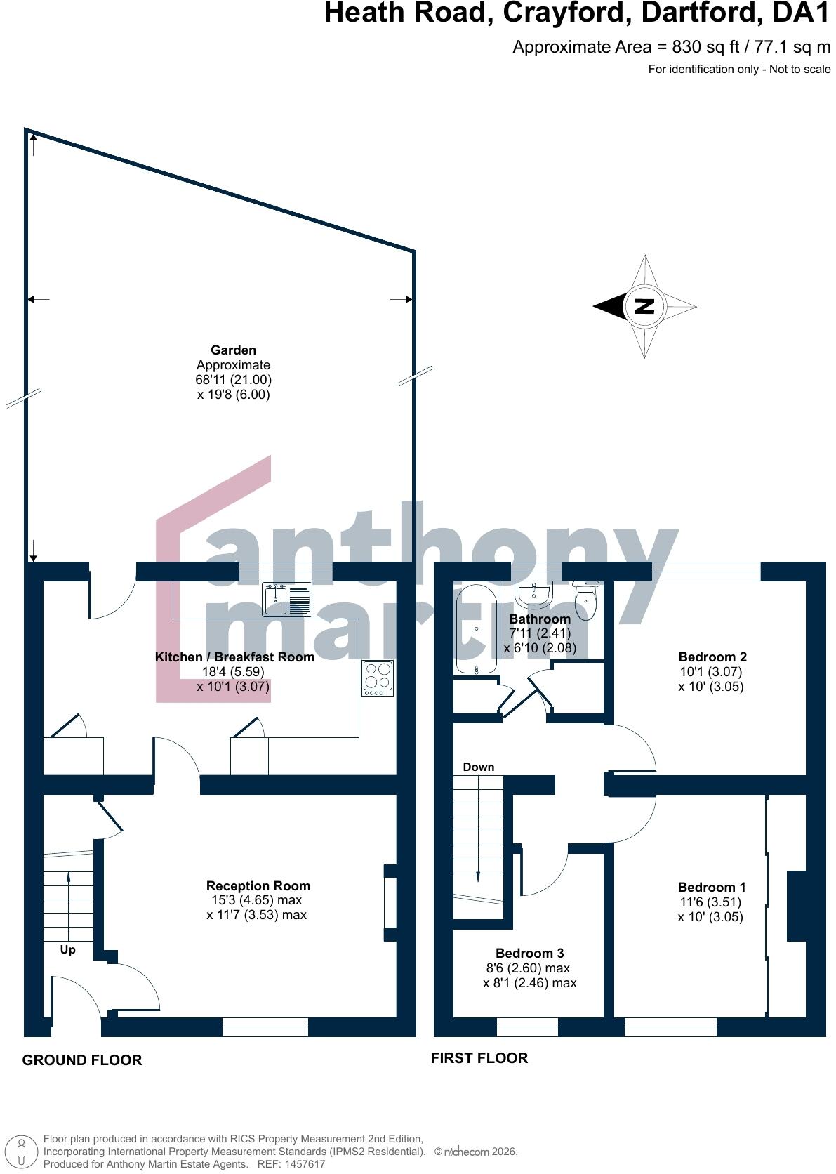 Heath Road, Dartford, Kent, DA1 floorplan