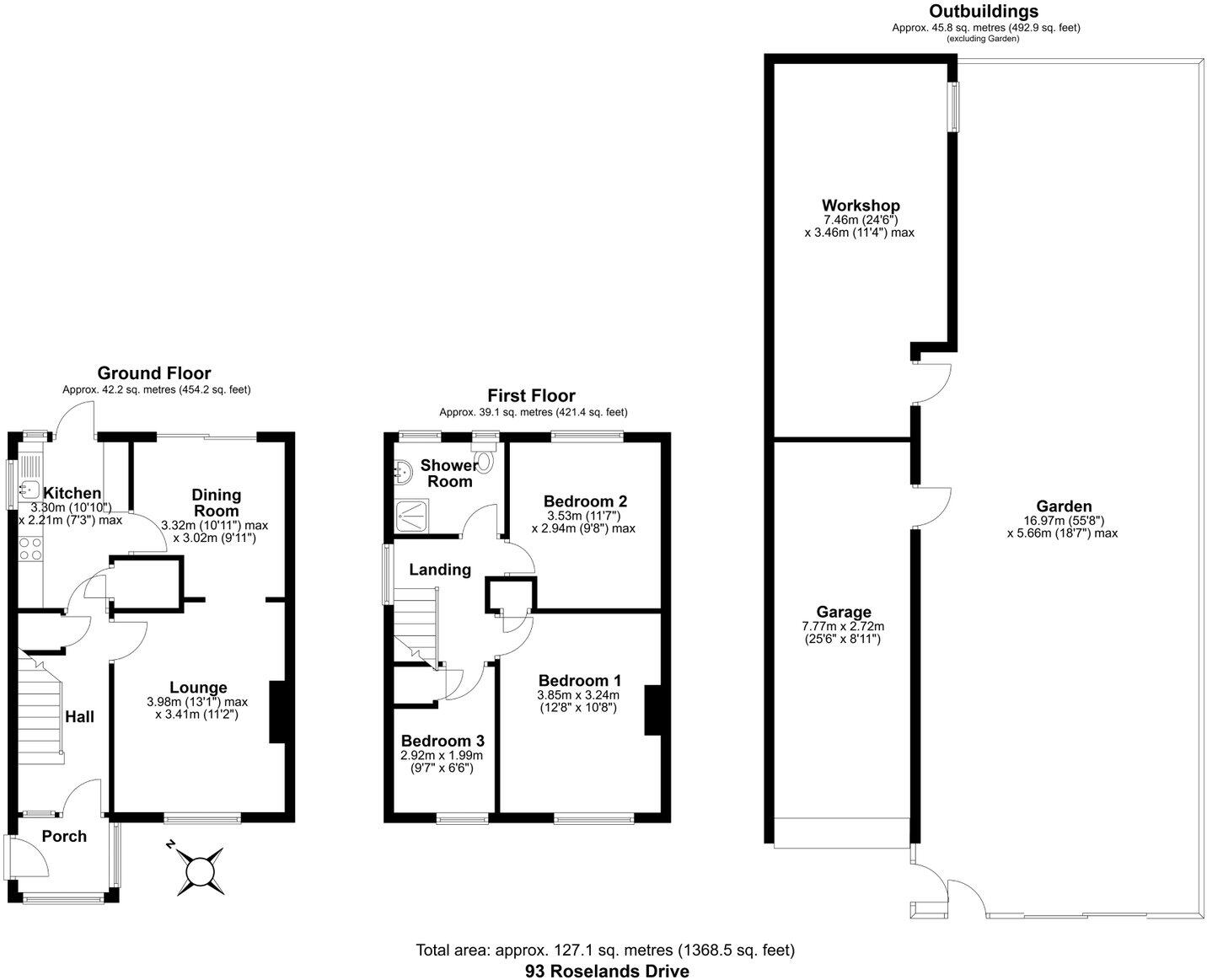 Roselands Drive, Paignton, TQ4 7RA floorplan