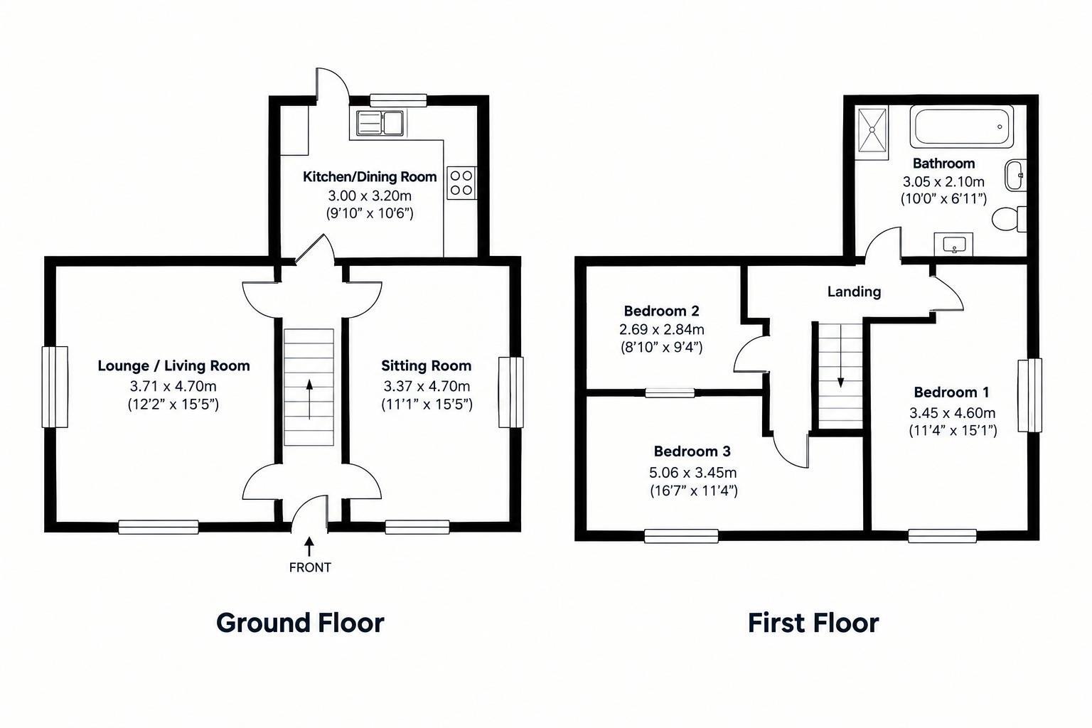 Clifton Common, Brighouse floorplan