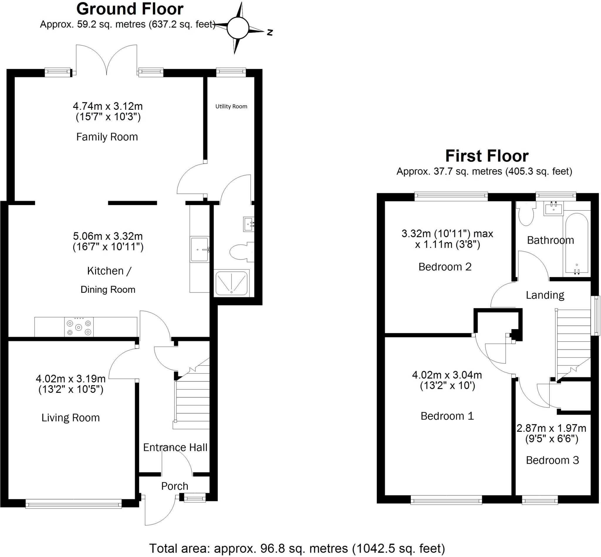 Broom Grove, Knebworth, Hertfordshire, SG3 floorplan