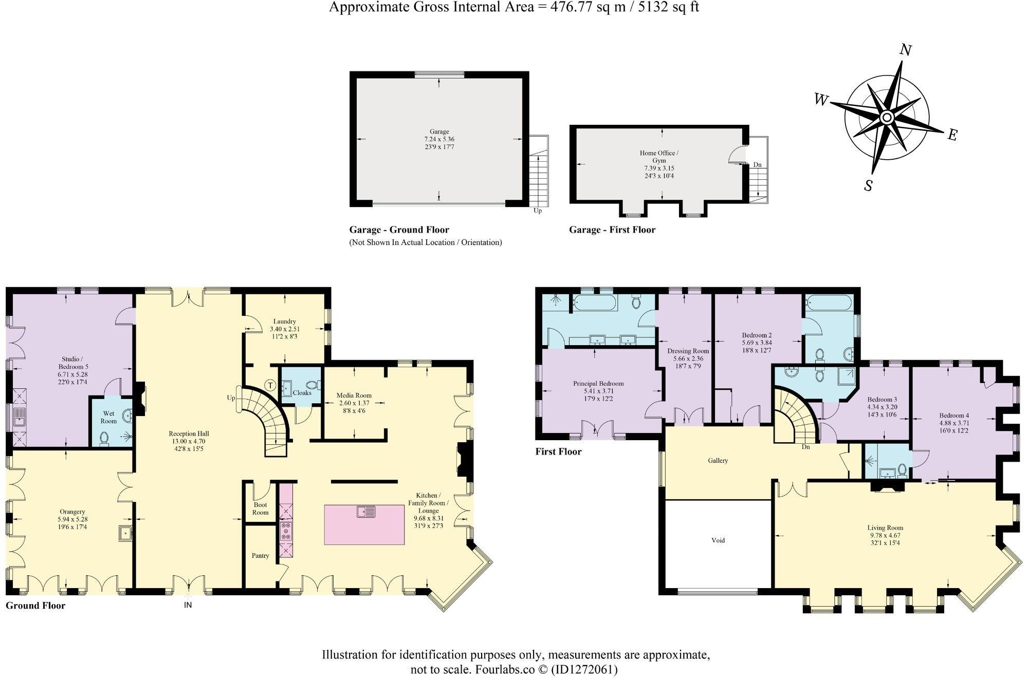 Pistyll Hill, Marford, LL12 floorplan