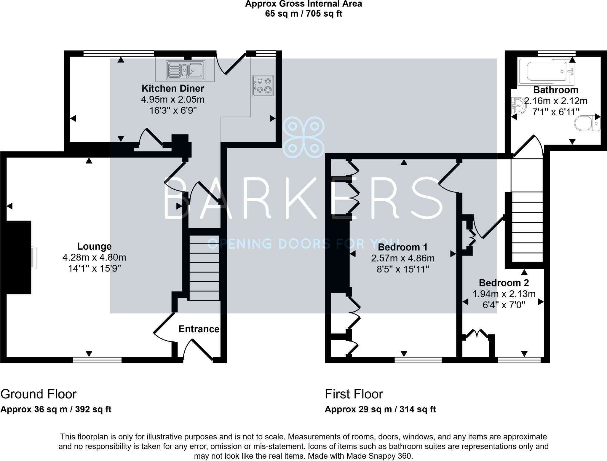 South View Road, East Bierley floorplan