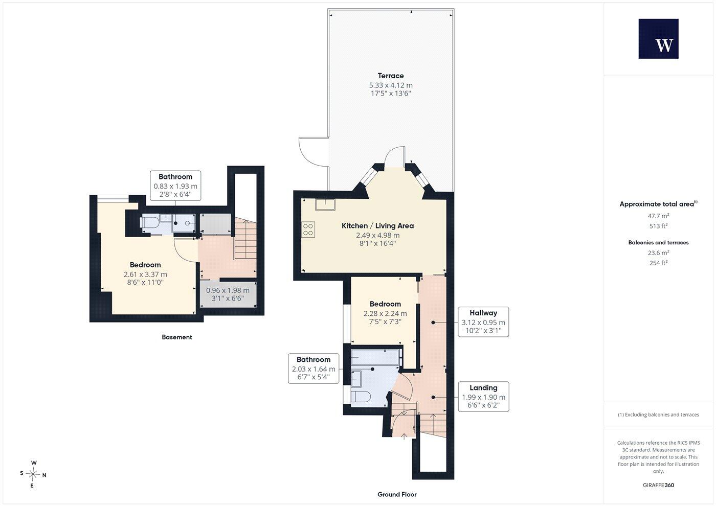 Tierney Road, London, SW2 floorplan