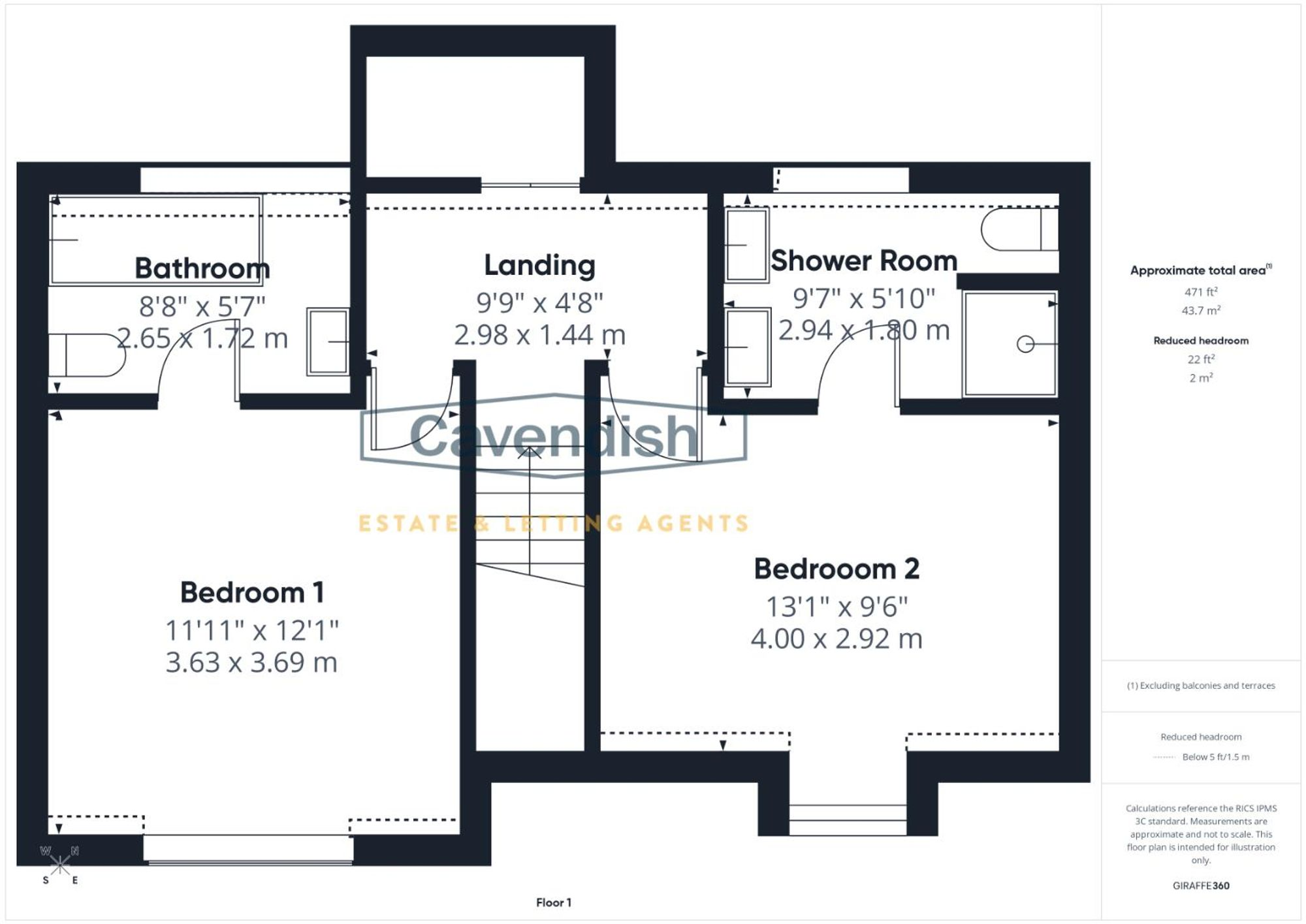Croeshowell, Llay, LL12 floorplan