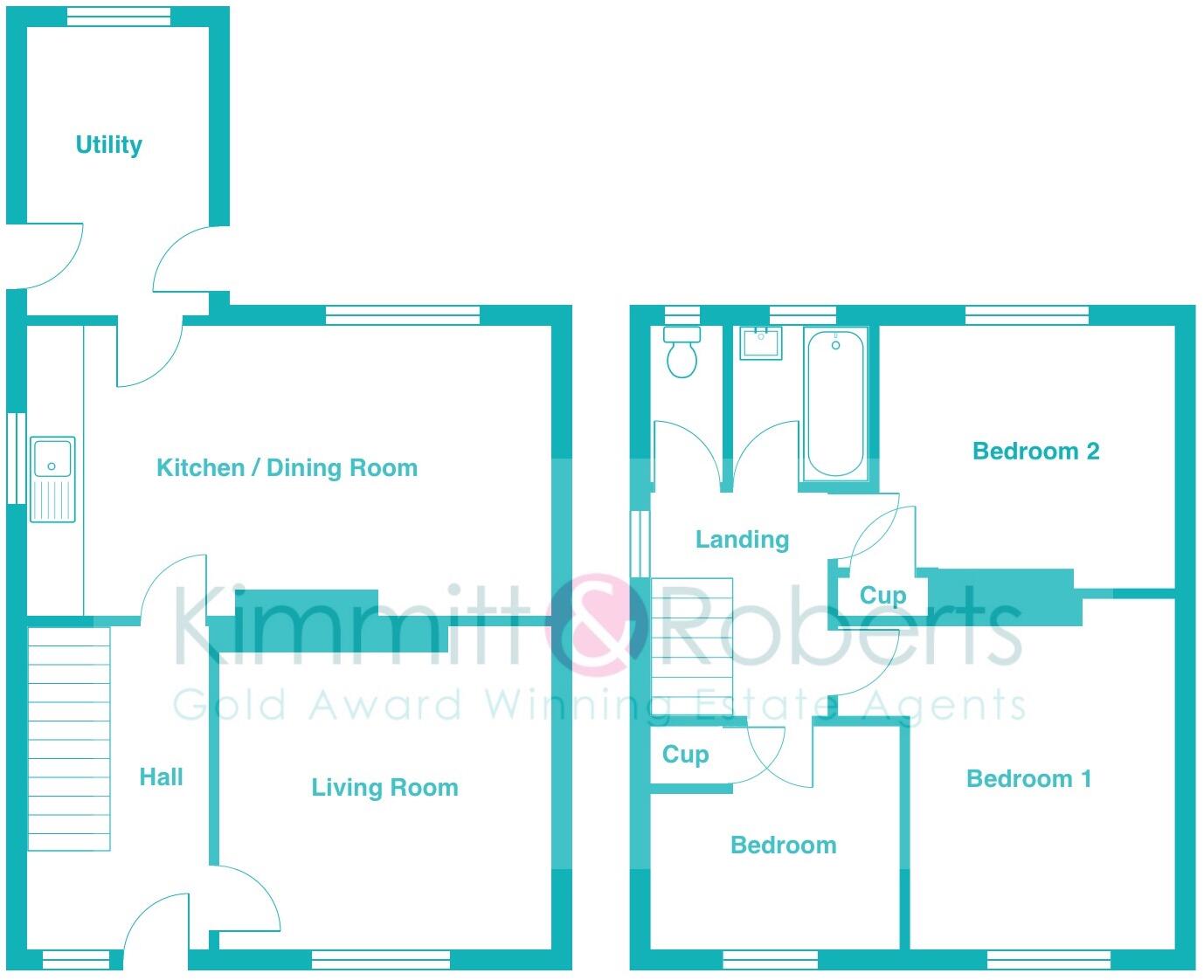 Charters Crescent, South Hetton, Durham, DH6 2TW floorplan