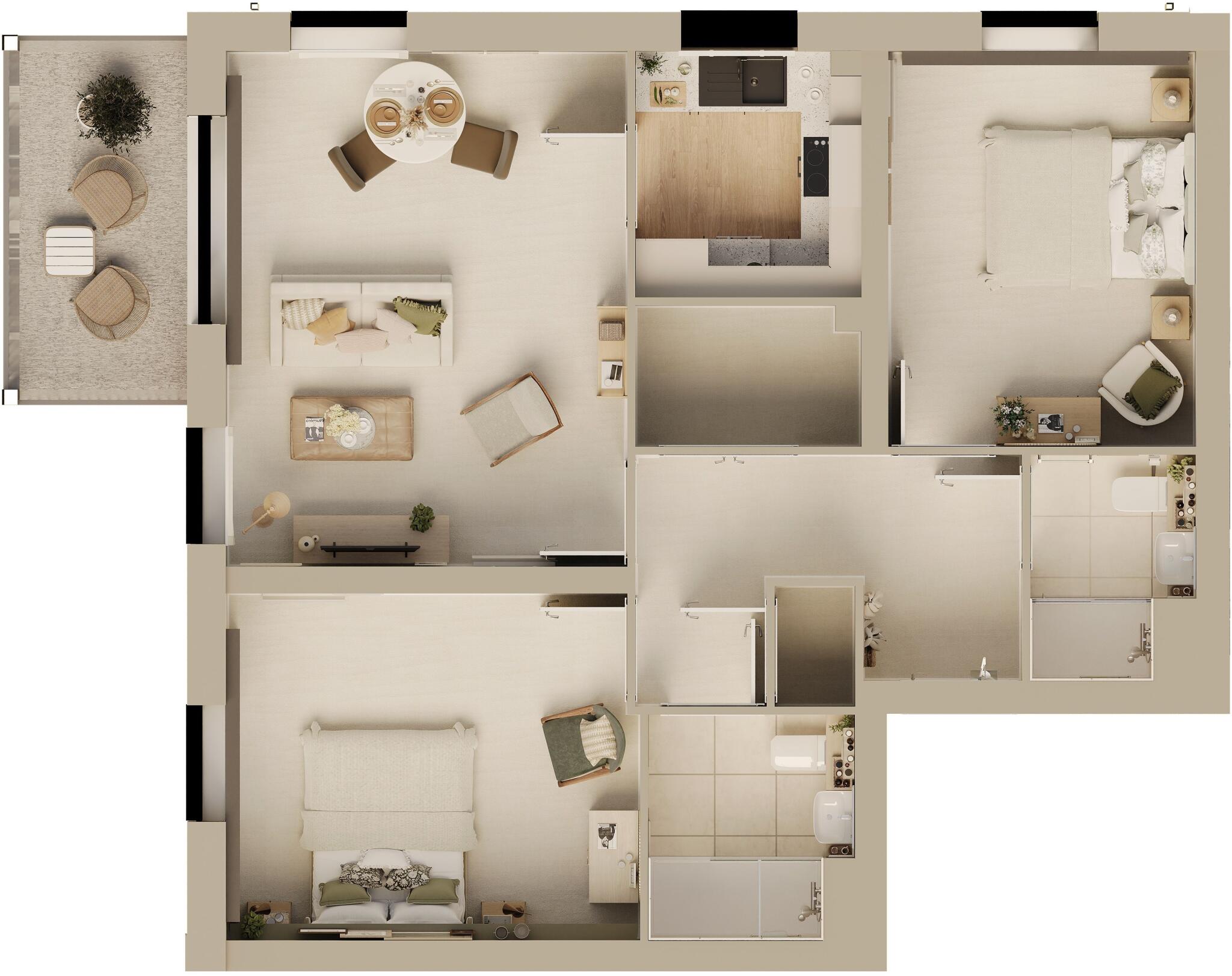 1C Pacific Drive, Eastbourne, East Sussex, BN23 6DW floorplan