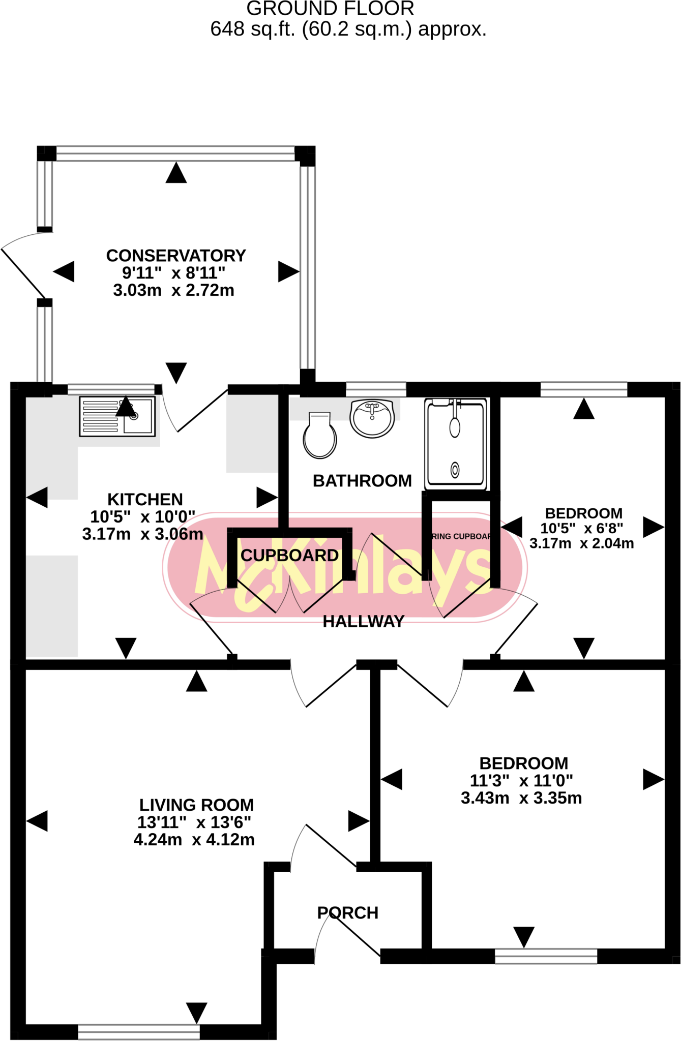 Orchard Rise, Crewkerne, TA18 floorplan