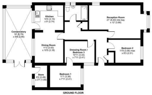 Derwen, Chirk, Wrexham floorplan