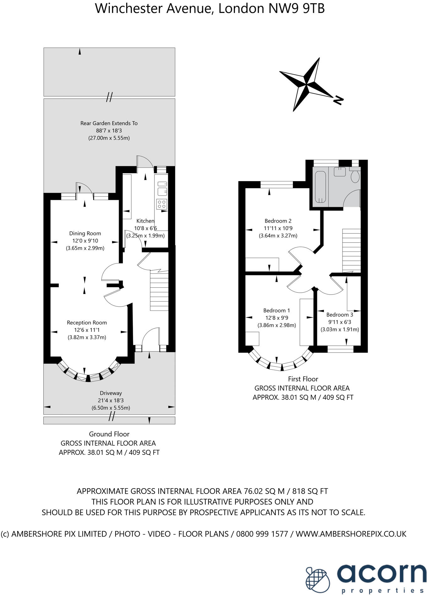 Winchester Avenue, Kingsbury, London, NW9 floorplan