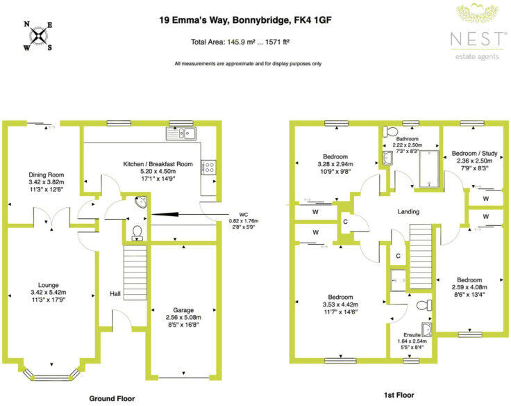 Emmas Way, Bonnybridge, FK4 1GF floorplan
