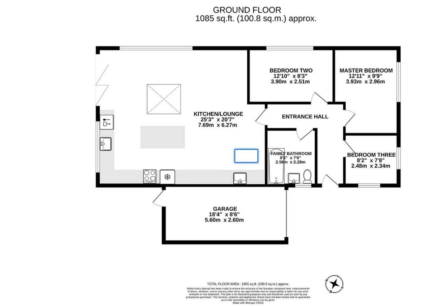 Rowan Croft, Clayton-Le-Woods, Chorley, PR6 7UU floorplan