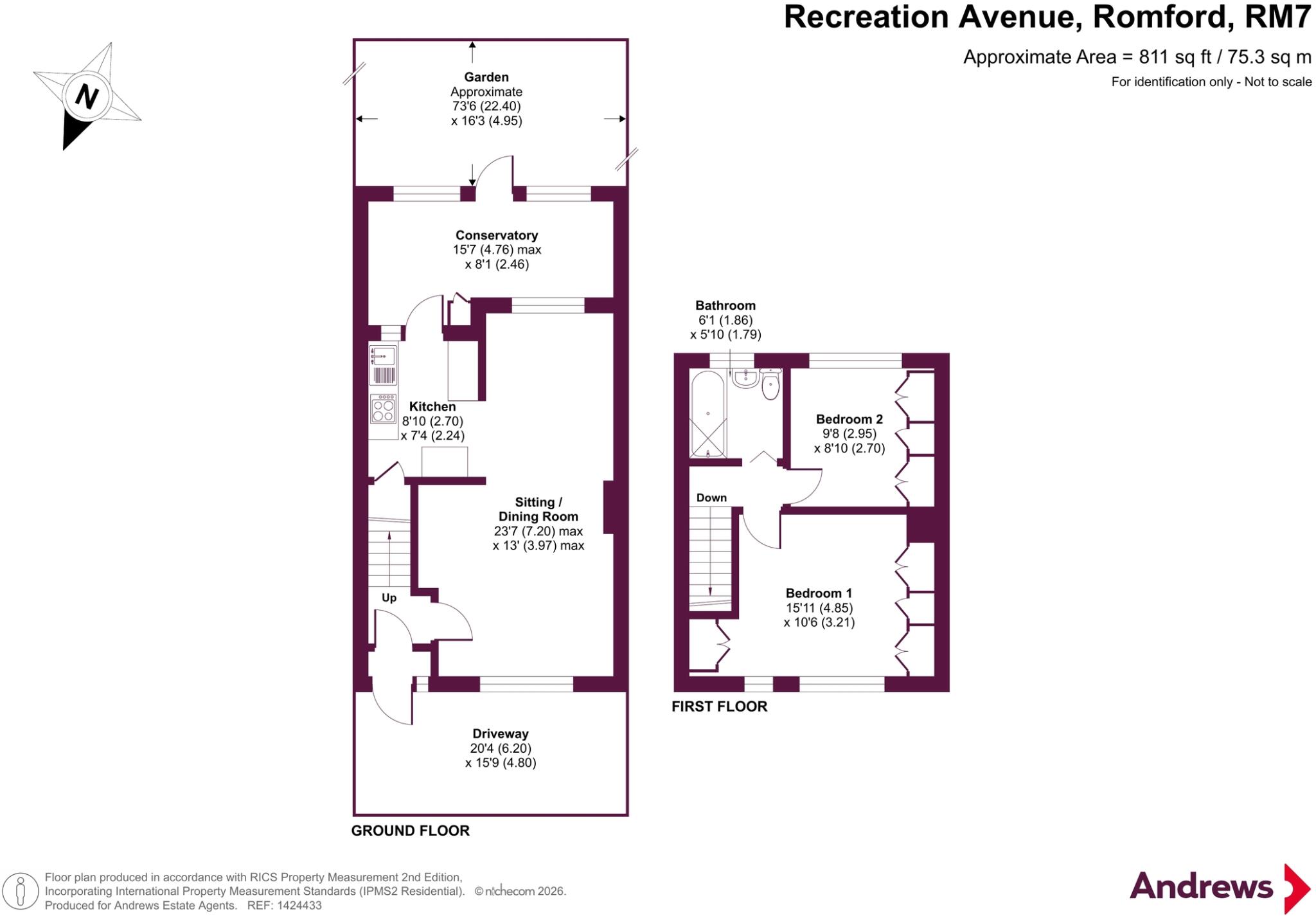 Recreation Avenue, Romford, RM7 floorplan