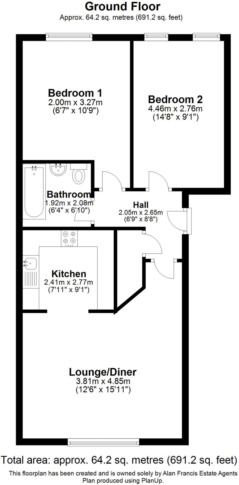 Millward Drive, Bletchley, Milton Keynes floorplan