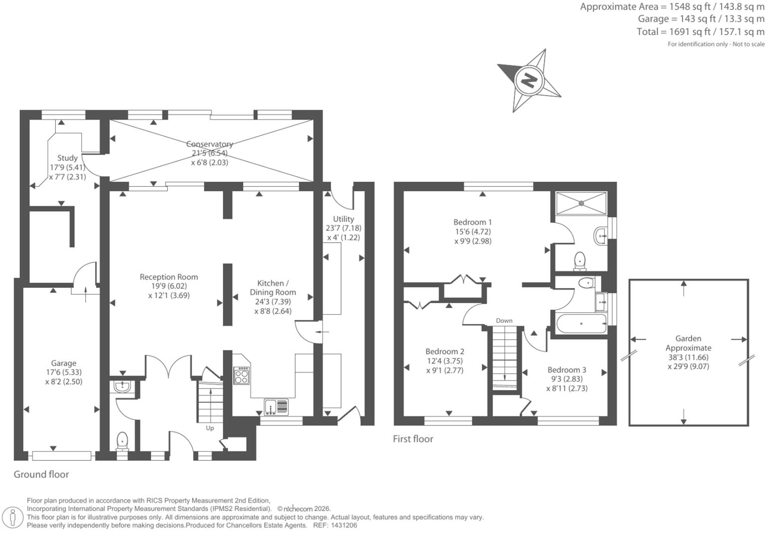 Plane Tree Way, Woodstock floorplan