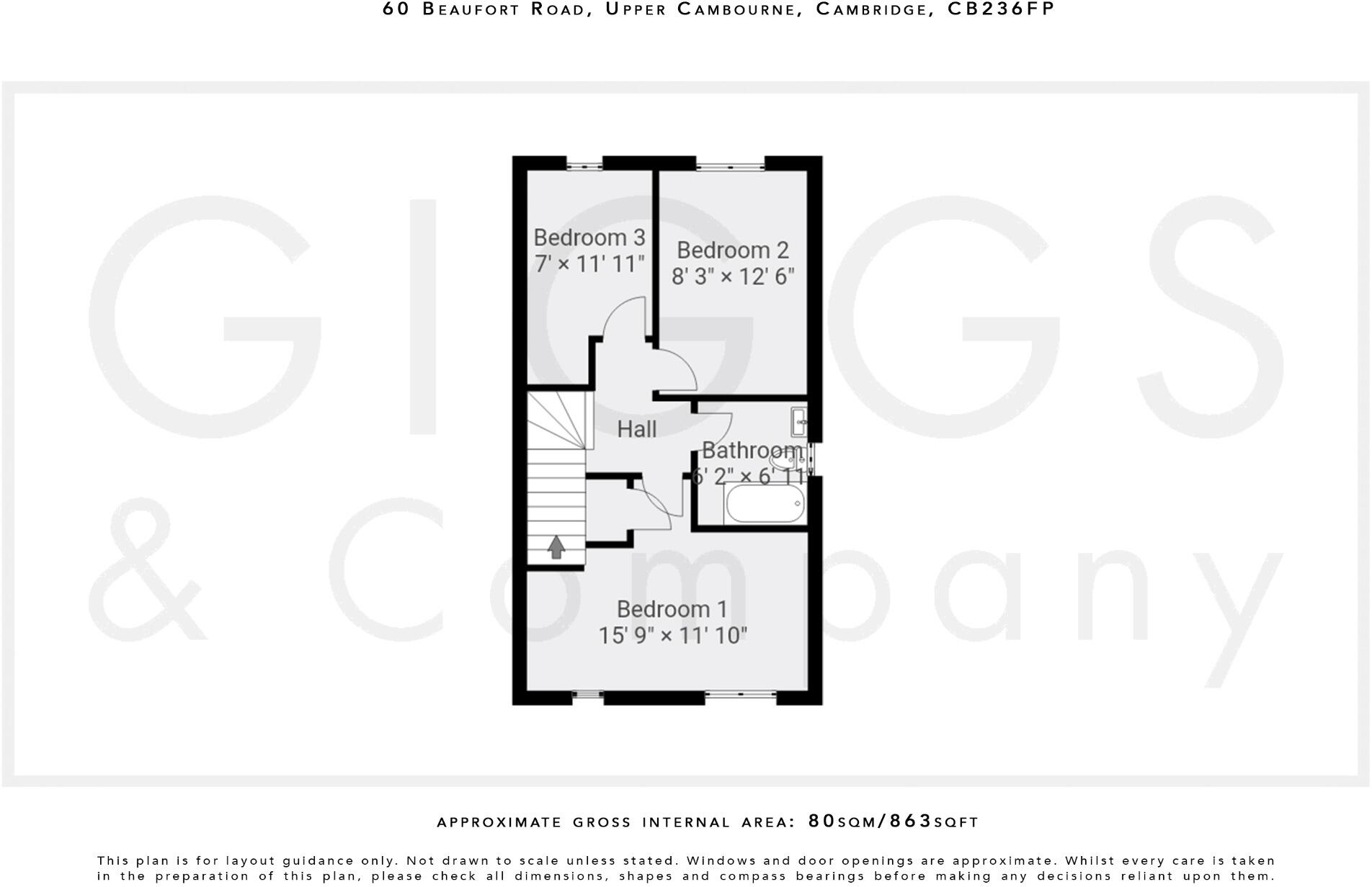 Beaufort Road, Upper Cambourne, Cambridge floorplan