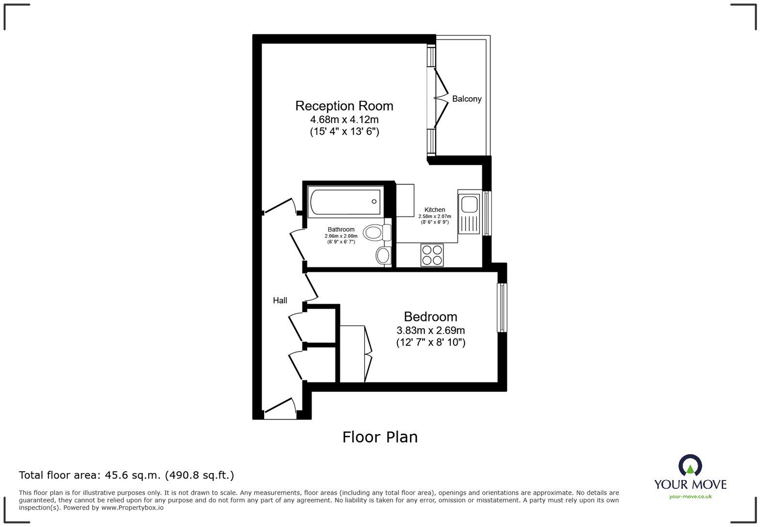 St. Georges Way, London, SE15 floorplan
